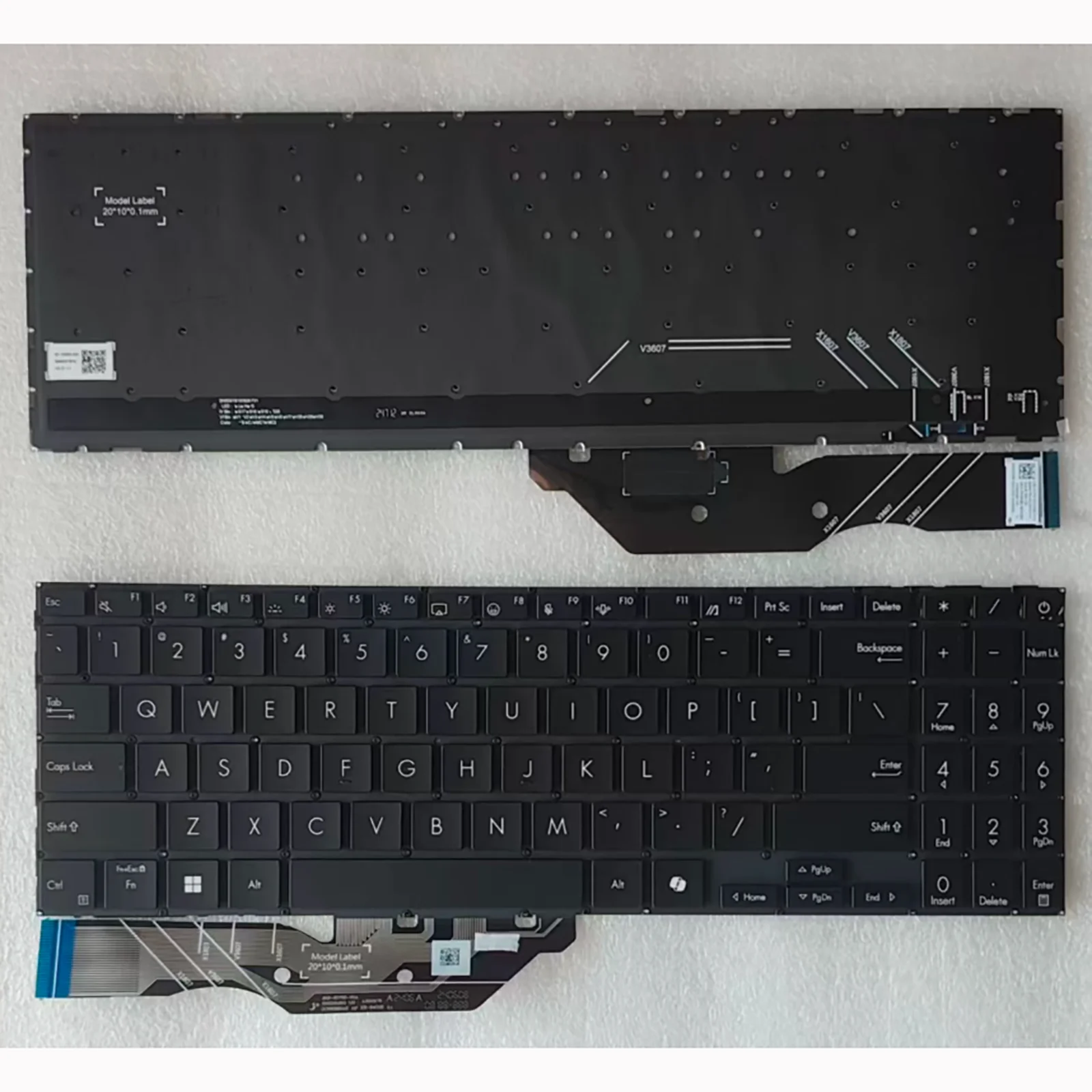 

US for Asus Vivobook 16 Flip TP3607 TP3607S TP3607SA X1607 X1607CA X1607QA X3607 X1807 S3607V S3607C V3607 Laptop Keyboard