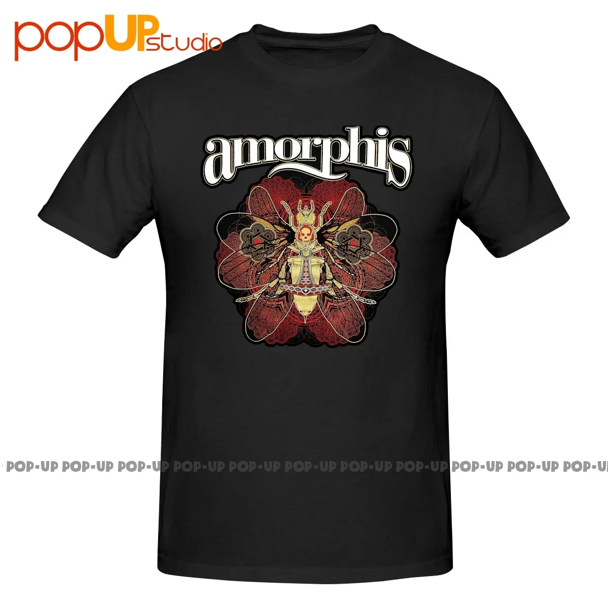 Amorphis Finnish Heavy Metal Band Legacy Of Time Shirt T-shirt Tee Cute Retro Natural All-Match