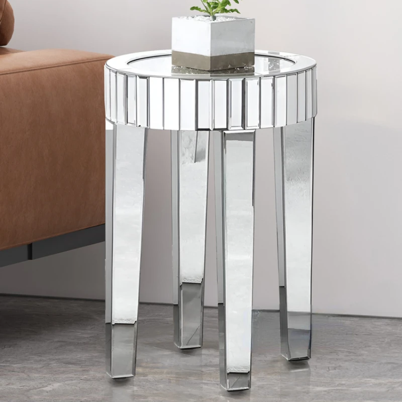 round Small Coffee Table Household Modern Entry Lux Style Display Stand Flower Stand