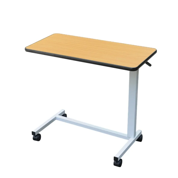 المعدات الطبية الرخيصة المتنقلة المائلة فوق طاولة السرير / طاولة عشاء المريض مع عجلات في المستشفى #1