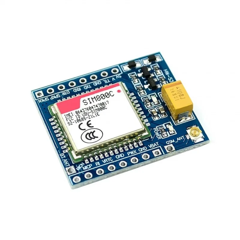 SIM800C GSM GPRSModule5 В/3,3 В TTL АдаптацияSTM32 Программа C51 и TTS