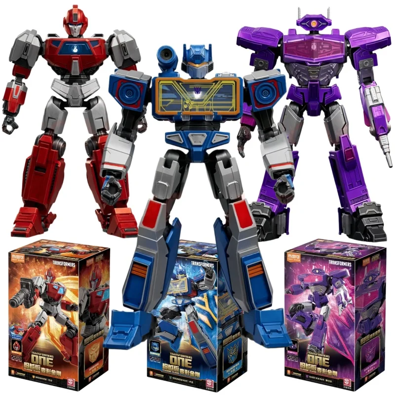 BLOKEES Classic Class Transformers LED Building Blocks Soundwave Shockwave Ironhide Action Robot Assembled Model Toys Fans Gifts