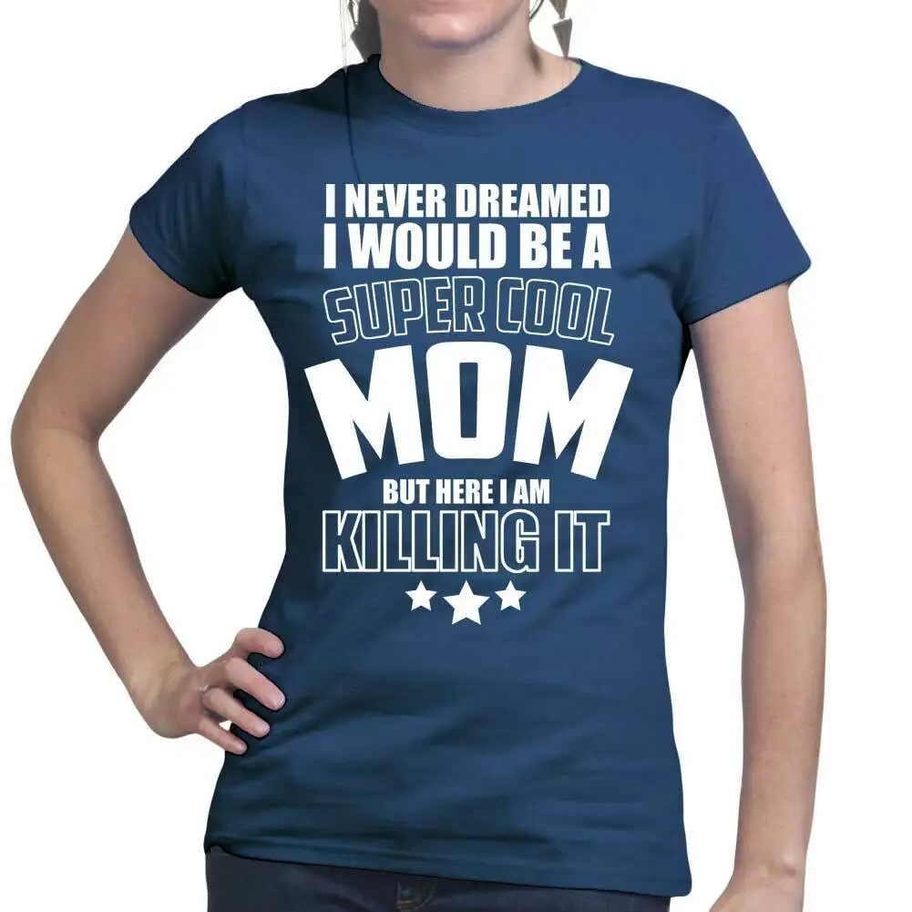 

Super Cool Hero Mom Mothers Day Gift Present Ladies T shirt Tee T-shirt Top