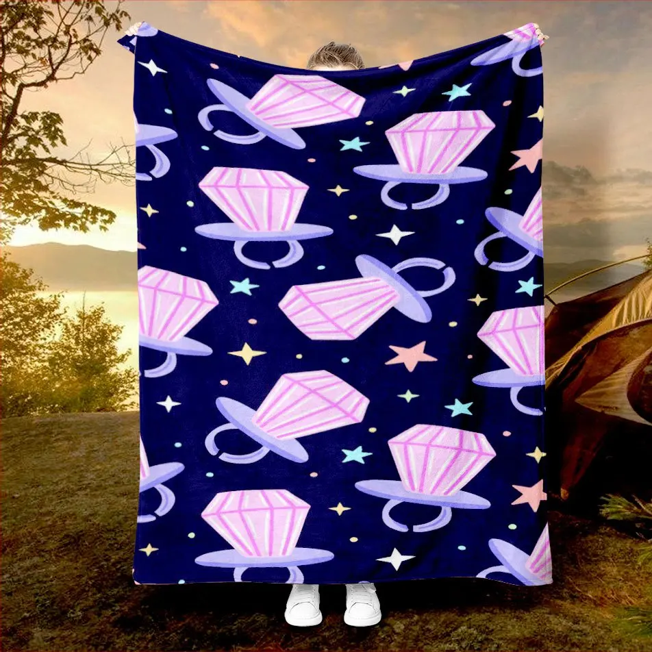 Celestial Night Sky Blanket Reversible Flannel Throw for Stargazers AllSeason Comfort Cosmic Dreams Gift