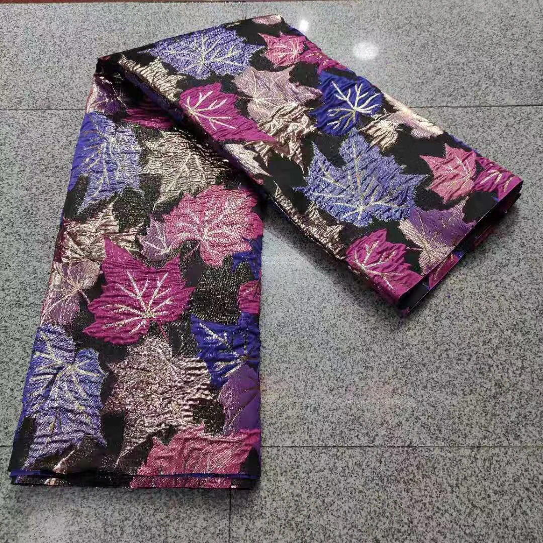 

2021 Latest Jacquard Lace Fabric high quality Nigerian lace Fabric French Brocade Lace fabric For Wedding Party Dress PHD20124
