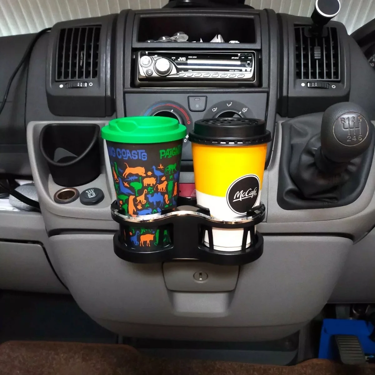 RV Drink Cup Holder Water Bottles Rack Car Interior Storage Accessories for Peugeot Boxer Fiat Ducato Citroen Relay 2006 2023 view 3