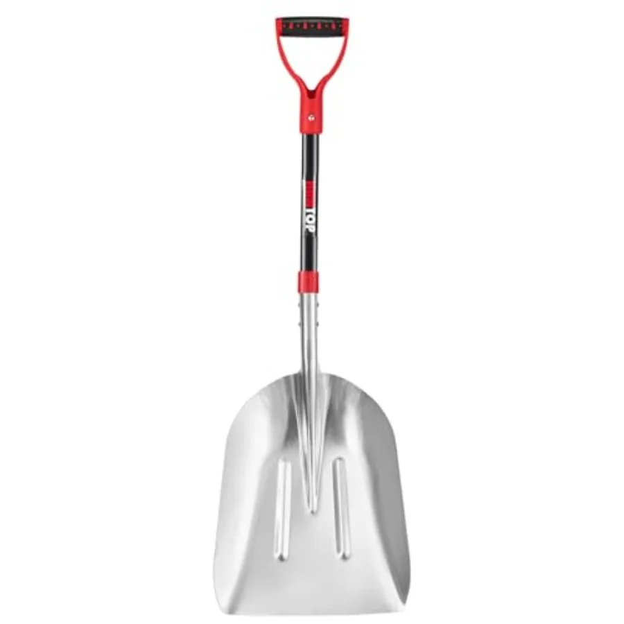 

Aluminum Scoop Shovel Heavy Duty Shovel Big Farm Scoop Shovel Metal Snow Shovel for Driveway45 Inch