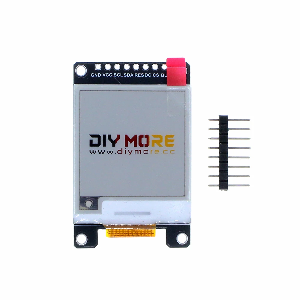 1.54/2.9-Inch E-Paper Display, LCD Module, SPI Communication Interface; Suitable for Shelf Labels, smart home Devices, Etc.