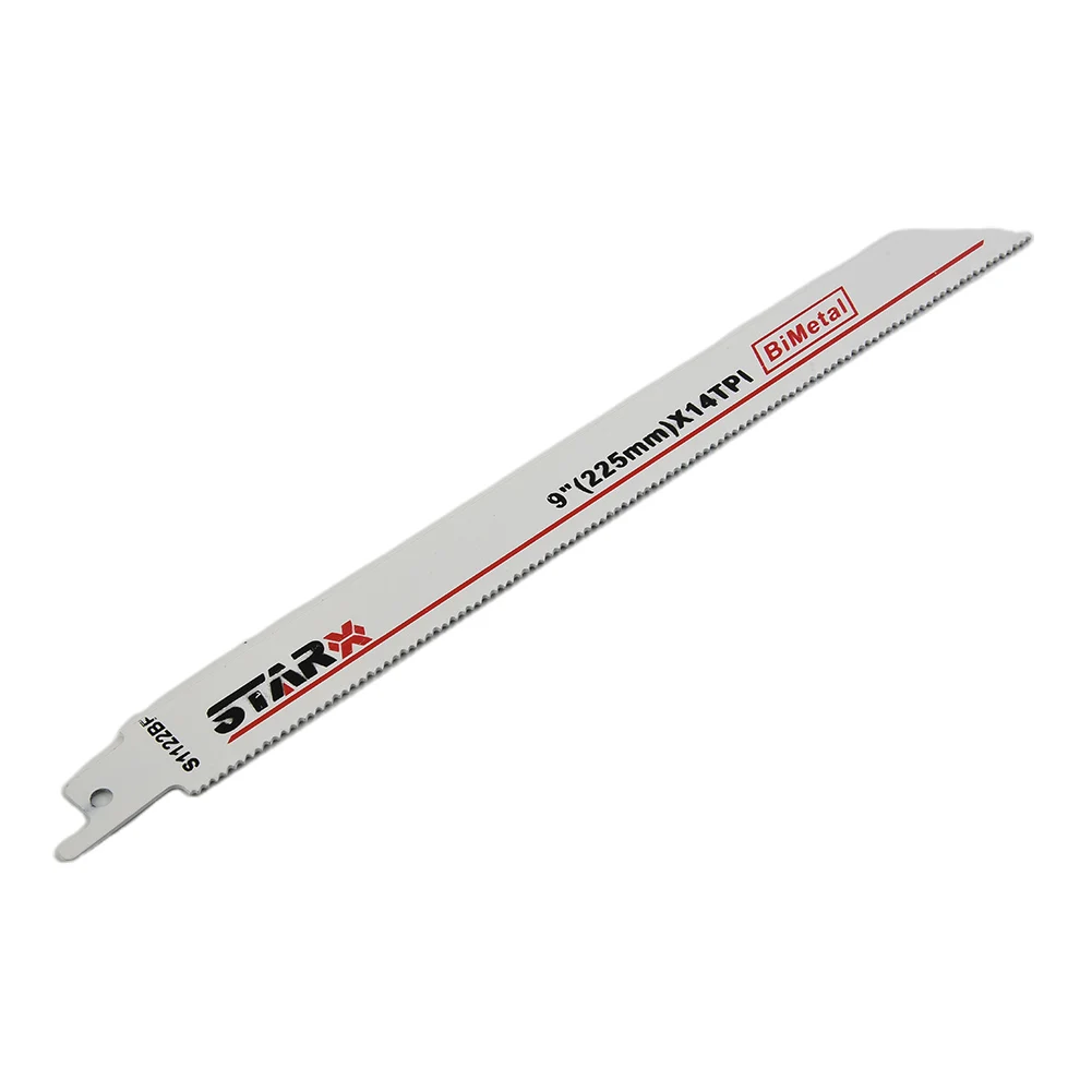 Hojas de sierra recíproca de BI-METAL de 225MM para corte de madera y Metal, hojas bimetálicas de más duraderas para tubos de barra de refuerzo de chapa de Metal