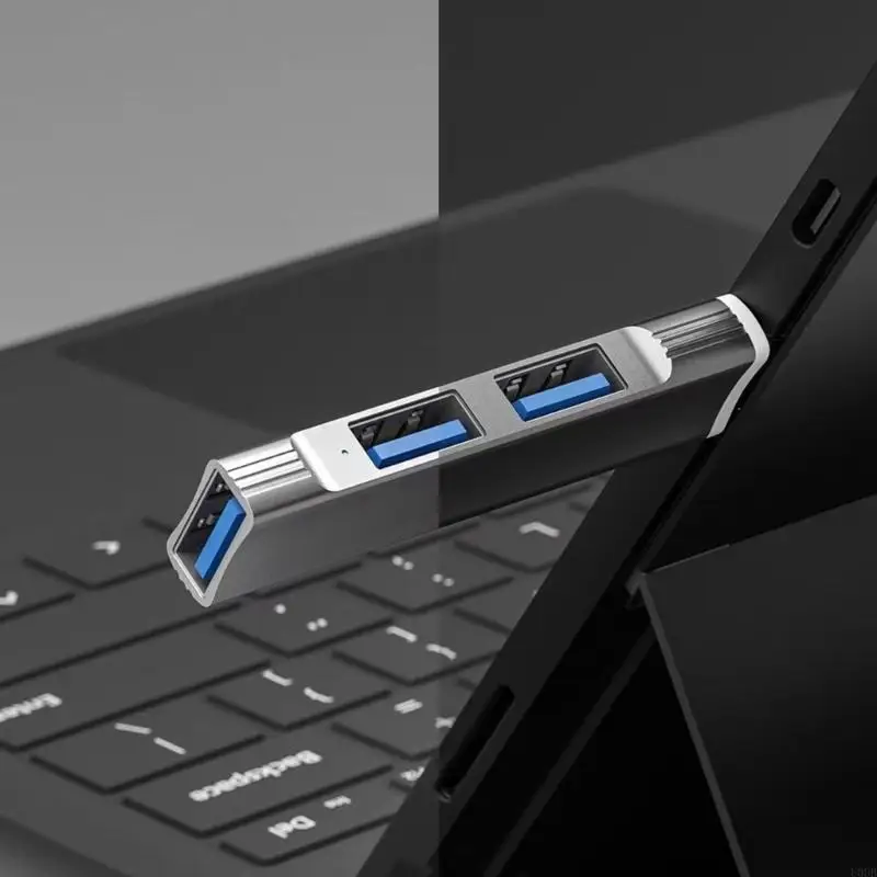 3 In 1 USB Adaper 3Port USB 2.0 Splitter voor pc -computertabletten