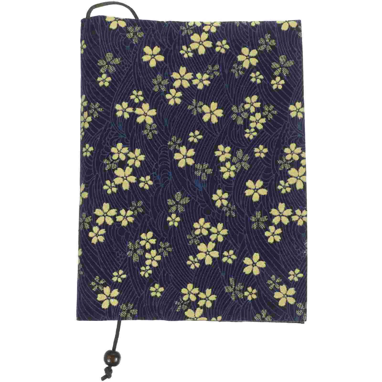 A5 Cloth Book Bible Gifts Reusable Handmade Book Sleeve Adjustable Book Protector For Notebook Hand Account Book