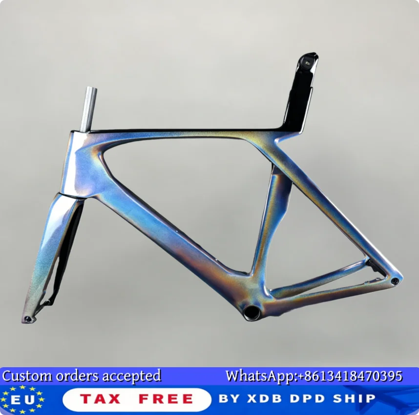 

T1100 SLR Gen 7 Carbon Frame chameleon Carbon Road Bike Frameset T47 BB