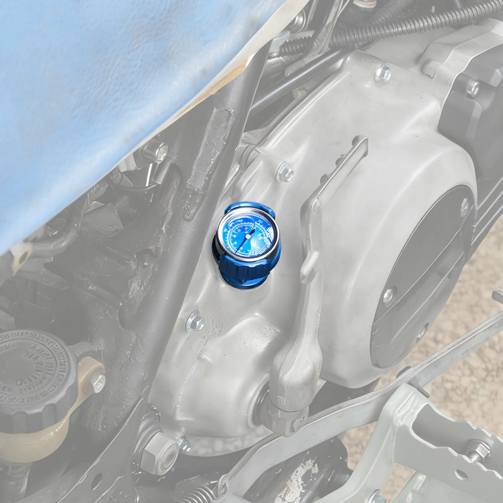 NICECNC Für Yamaha Banshee 350 YFZ350 1987-2006 0–150 ° C Motoröl-Messstab mit integrierter vibrationsbeständiger Anzeige, ATV-Zubehör – Detail 11