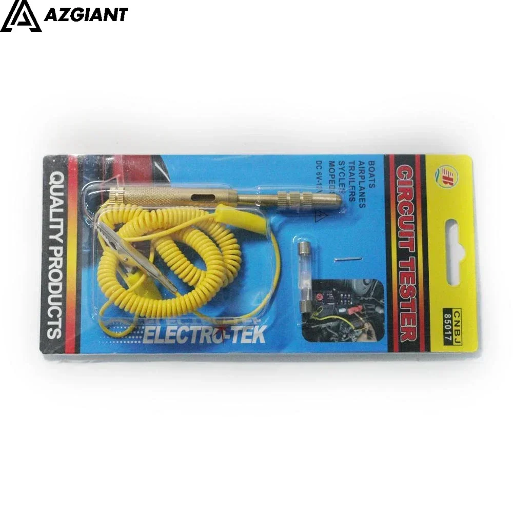 Tester di circuito per auto DC 6V 12V 24V Tensione Auto Veicolo Calibro Prova Luce Penna di misurazione Tester DC elasticizzato