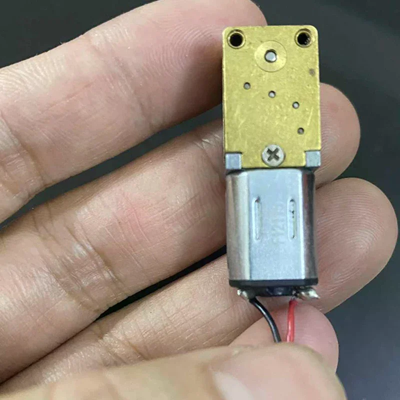

[H]Mini Gear Motor Micro Worm Gear Reducer Brush DC Motors Electronic Devices 1218GE-N20 DC 12V (to 6V 3V)