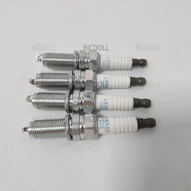 4/6Pcs 96569 LKR6D10E Spark Plug for HYUNDAI ACCENT I10 I20 I30 KIA CEE'D PICANTO RIO STONIC G4LA G4LC G4LB G3LD G3LA