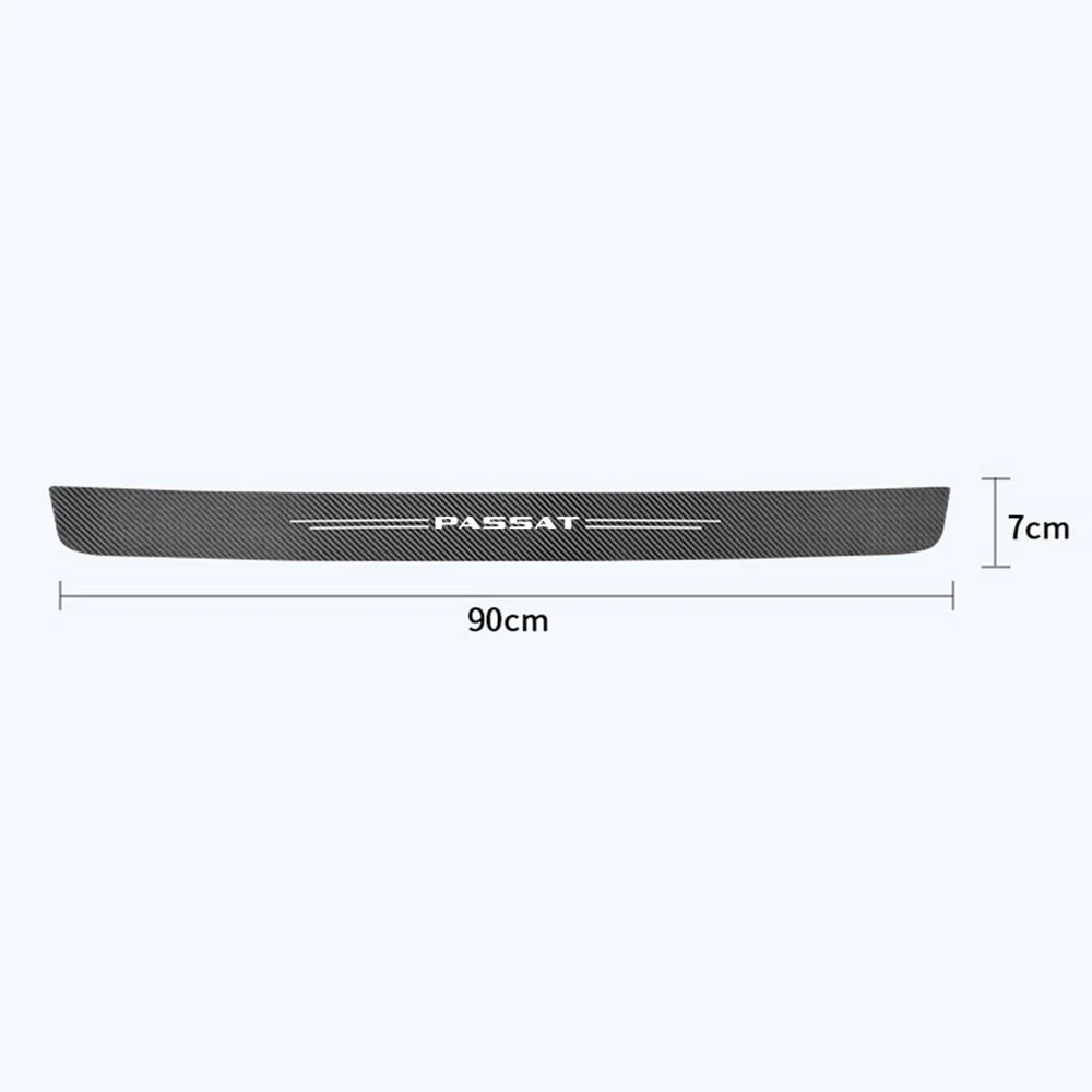 Car Trunk Threshold Strip Rear Door Bumper Protector Guard Sticker for VW Passat Badge B6 CC B5 B6 B7 B8 B8.5 2022 Accessories