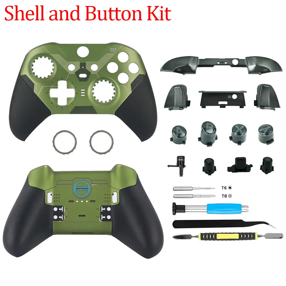 Accessoires voor Xbox One Elite Series 2-controller Voorste achterkant Shell Vervanging Oplader Dock Draagtas Type-C-kabel