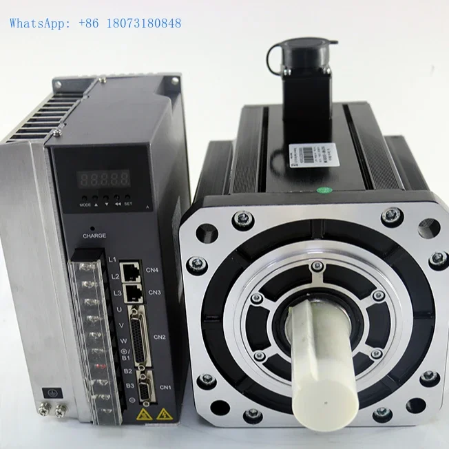 

Lichuan Servos 380V 5.5KW 1500RPM 35N.m 23bit 3Phase AC Servo Motor Drive kit with Brake 180M26020B+M1534P