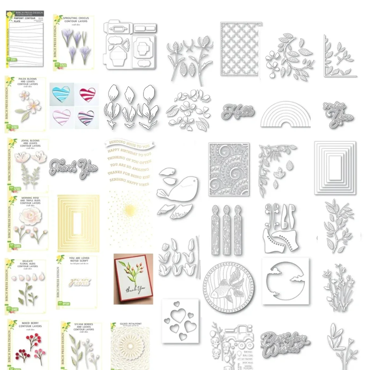 Candle Love Fish Hua 2024 New Metal Cutting Dies For Diy Scrapbooking Craft Photo Template Decor Handmade