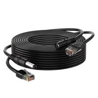 CCTV RJ45 Cable Ethernet Surveillance Camera DC Power Cat5 Internet Network LAN Cord POE IP Camera Wifi Connection