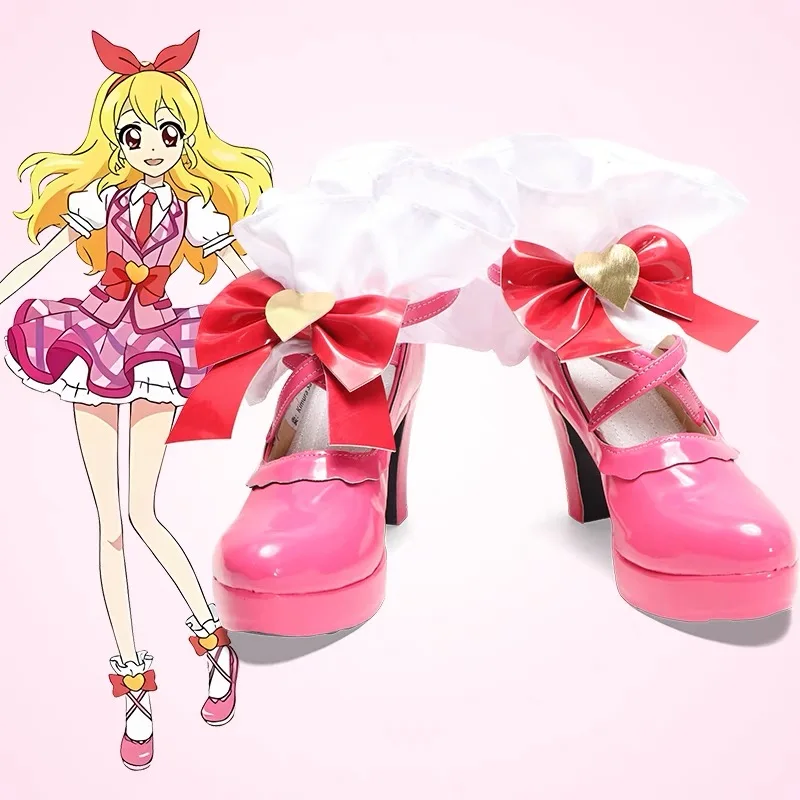 

Anime Aikatsu! Cosplay Hoshimiya Ichigo Cosplay Shoes Lolite Shoes Hoshimiya Ichigo Shoes Women Hallowen Party Cosplay