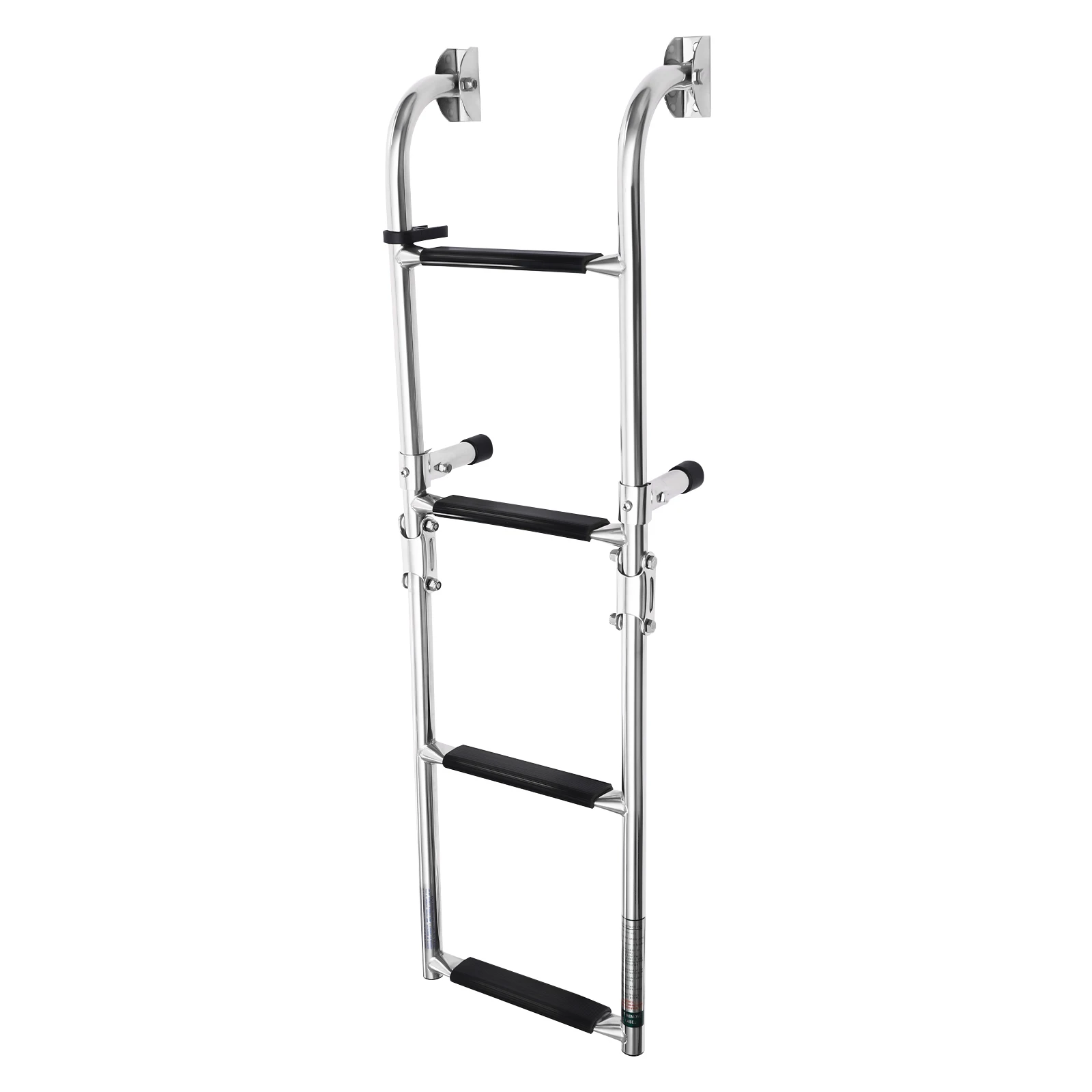 Foldable Stainless Steel Ladder Removable Ladder Portable Yacht Boat Telescopic Ladder For Inboard Floating Platform