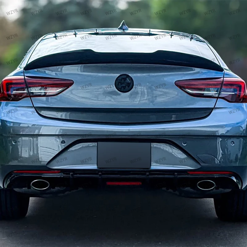 For Buick Regal Opel Insignia Spoiler 2017 - 2022 Year Vauxhall Real Carbon Fiber Rear Wing Sport Accessories Body Kit PSM Style