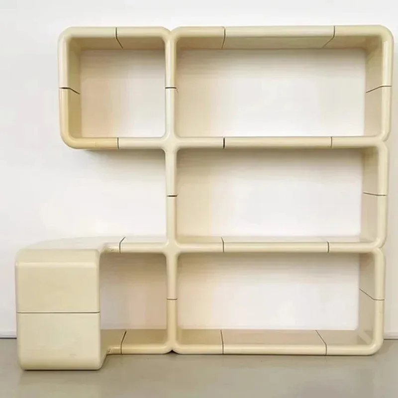 Modern Minimalist Children's Bookcase - White Organizer
