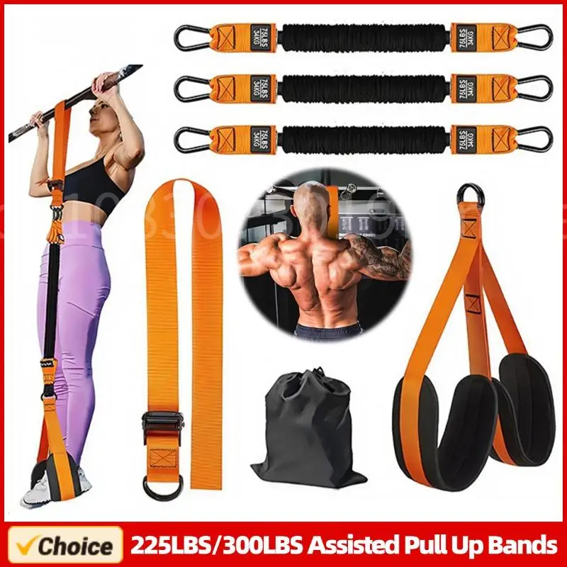 

Pull Up Assistance Bands Set Adjustable Resistance Strap for Men Women Training Chin-up Workout Body Stretching Assisted Bands