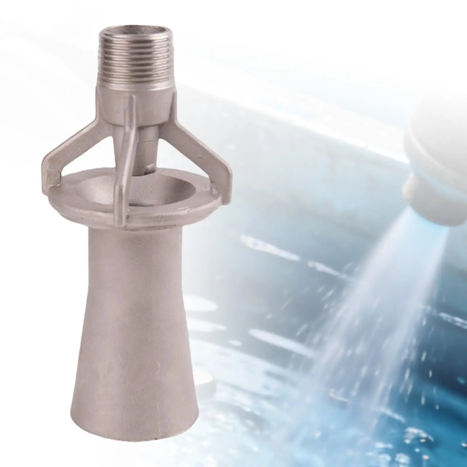 Fluid Mixing Nozzle Tank Mixing Agitation Nozzle,Comapct,Easy Maintenance, 316 Stainless Steel for Coating