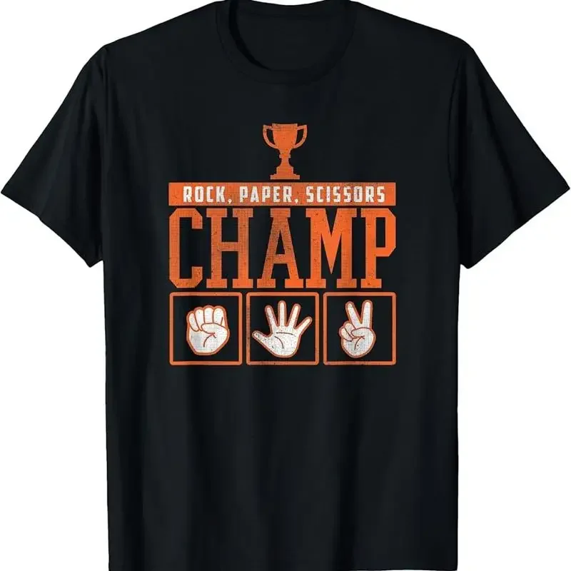 Rock Paper Scissors Champ Dad Jokes T Shirt
