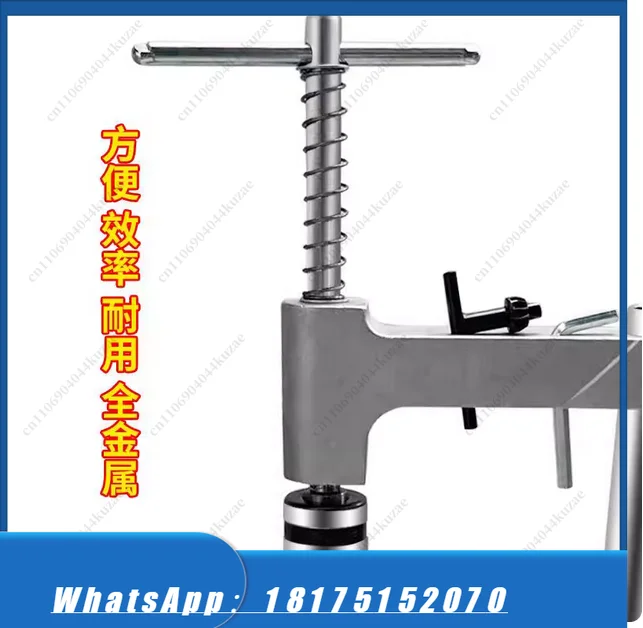 HLH Micro Manual Vertical Tapping Machine - Handheld Adjustable Tap Wrench with Extended Ratchet Arm (Desktop Compatible)
