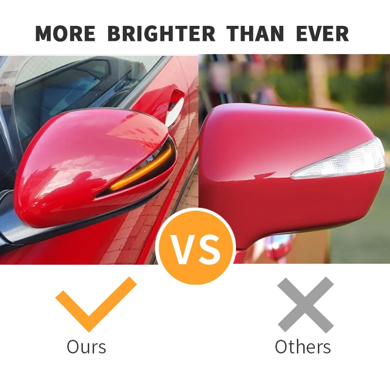 

2PCS LED Dynamic Side Mirror Lights Canbus For Honda Civic 2005-2012 Hatchback 3 Door/5 Door Turn Signal Lamps Car Accessories