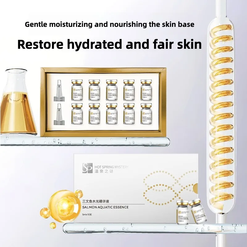 

Salmon DNA Sodium Hydrating Kinetic Essence Fade Fine Lines Facial Moisturizing brightning Anti Aging Firming Skin Care
