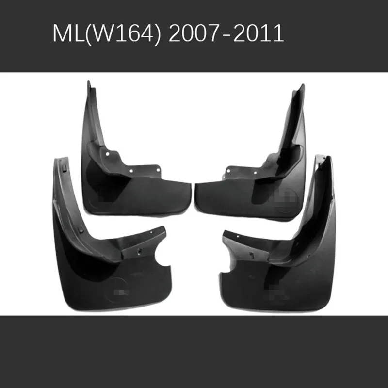 4pcs Mudflaps Mud Guards For Mercedes Benz M Class M-Class W164 2006-2011 ML350 ML500 2006-2011 Mudguards Mud flap Splash Guards