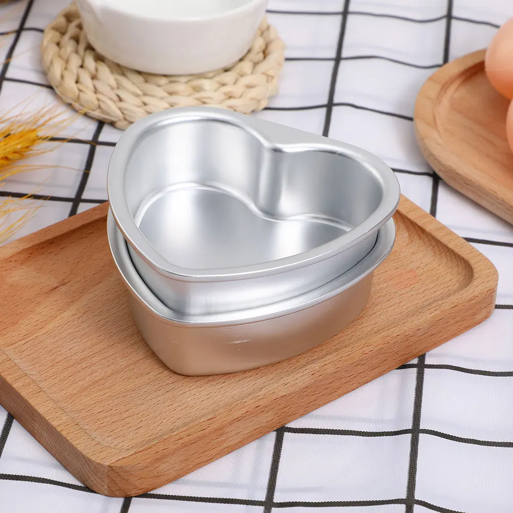 

Heart-Shaped Pan 8 Inch Non-Stick Removable Bottom Baking Mold For Wedding Party Gathering Cake Tins Baking Pan Heart Cake Mold