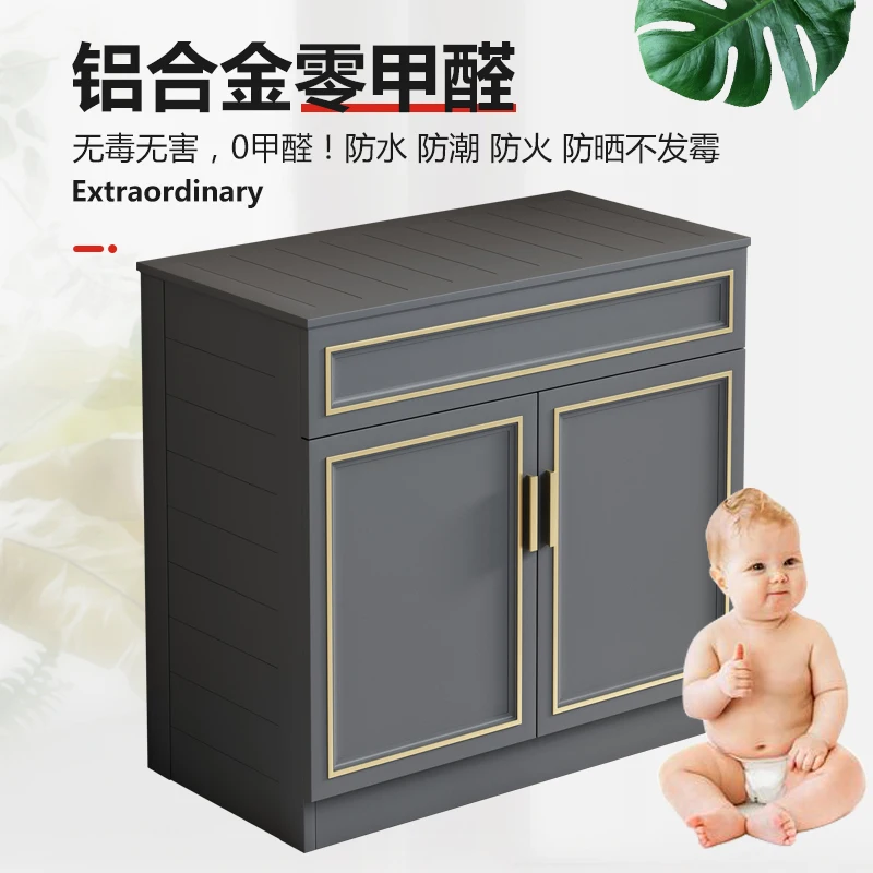 

Aluminum alloy fish tank cabinet bottom cabinet seawater tank aquatic plant aquarium cabinet
