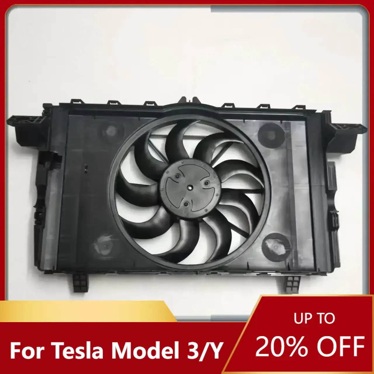 Suitable For 2021 Tesla Model 3/Y Electronic Fan Assembly 1607808-00-A