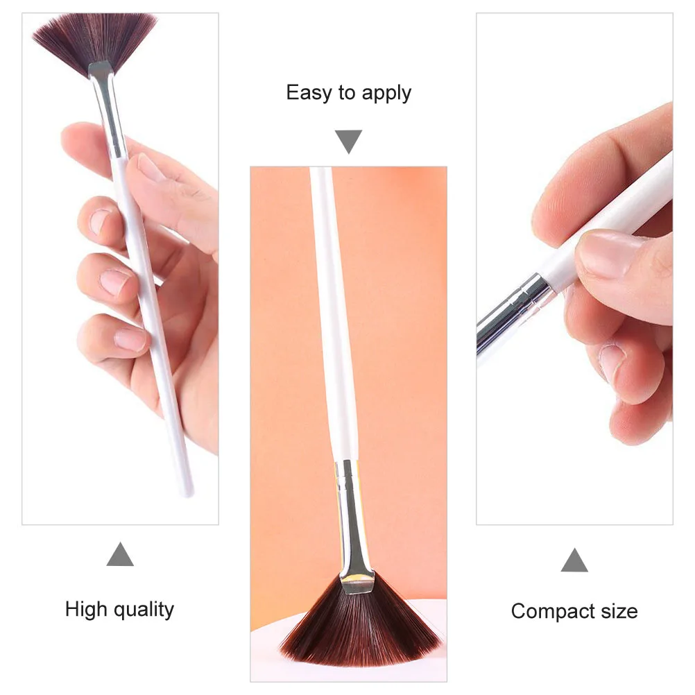 Brocha de maquillaje para mujer, aplicador de máscara de crema, aplicación portátil para el cuidado de la piel, 2 uds.