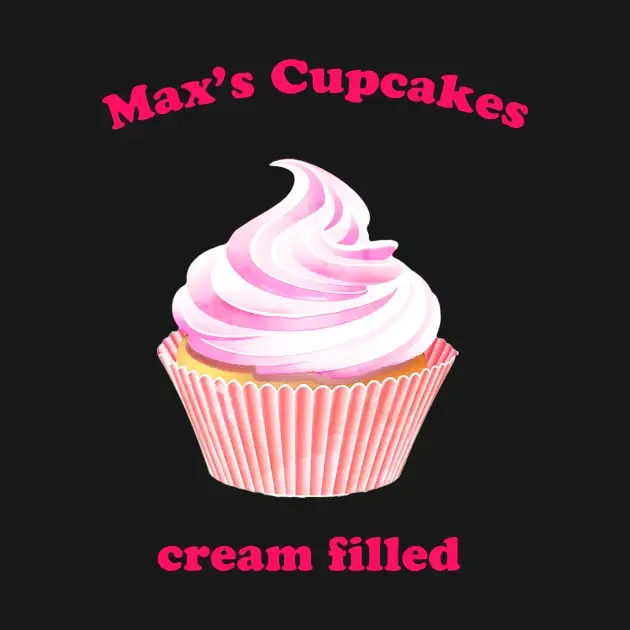 Max's Cupcakes... Cream Filled T-Shirt Oversized T-shirts For Women/Men Clothing New Fashion Top Tees