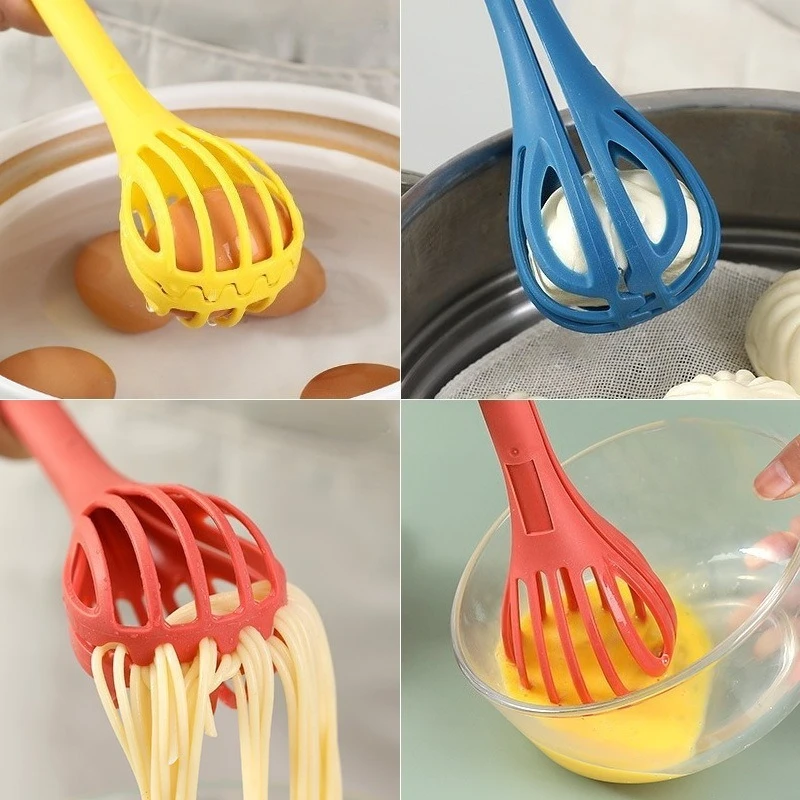 Multifunktionale Schneebesen Ei Milch Schneebesen Pasta Zange Lebensmittel Clips Mixer Manuelle Rührer Creme Backen Werkzeug Küche Zubehör