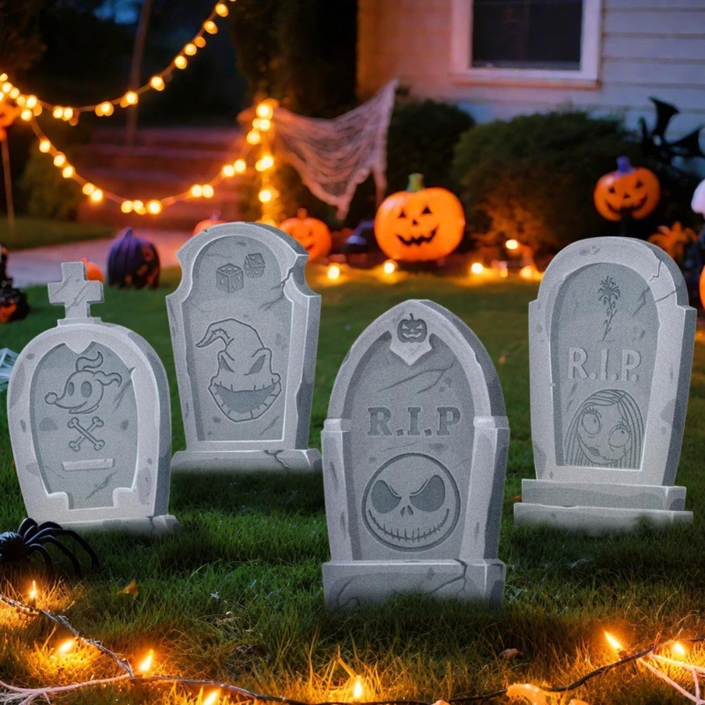 

Realistic Halloween Decorations for Christmas Nightmare Halloween Decoration Outdoor Lawn Garden Tombsone Courtyard Sign