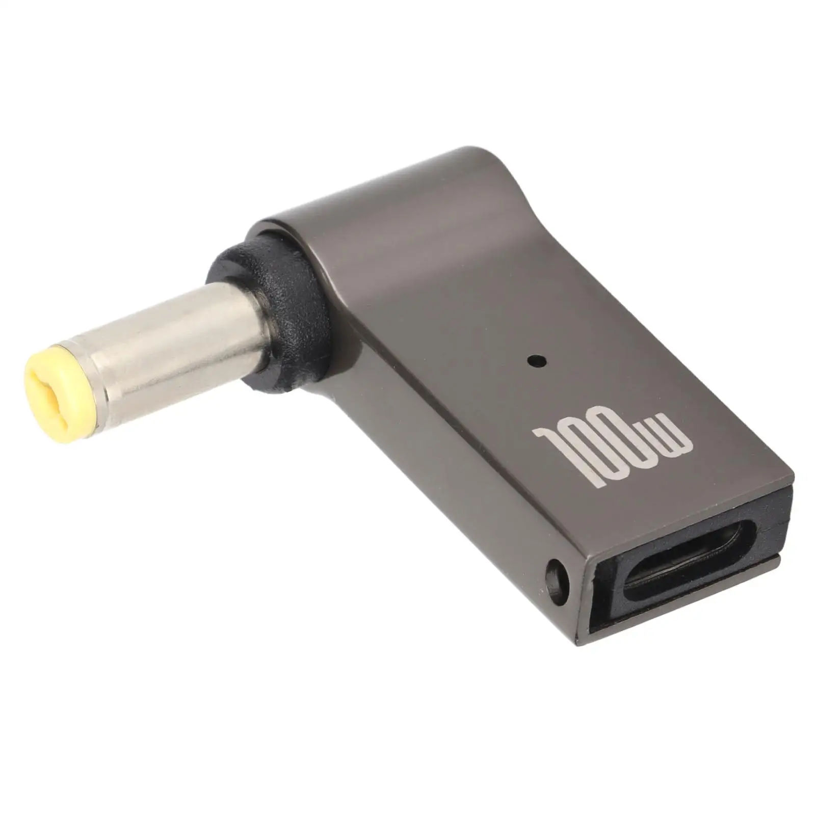 100W Type C Female to 5.5x1.7mm PD Adapter for Laptop Charging