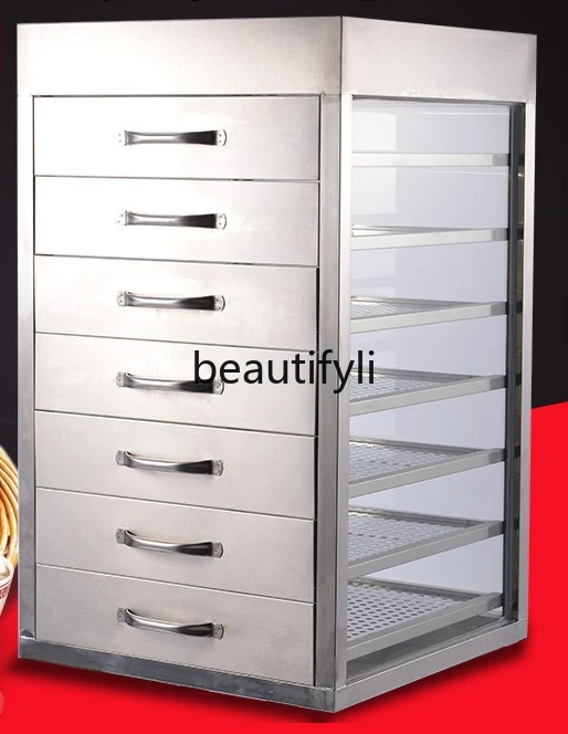 

Commercial Drawer-Type Steamer Cabinet Steamer Box Steamer Oven Stainless Steel Steamed Bun Machine Steamed Bun Oven