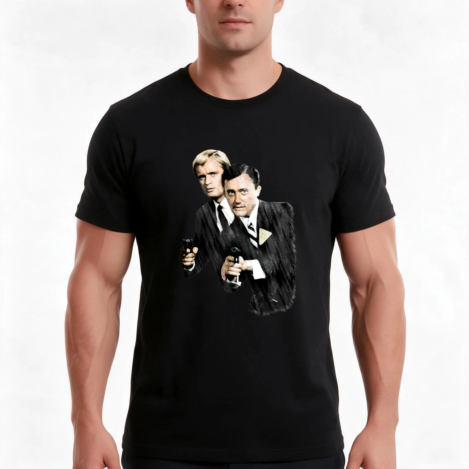 The Man From UNCLE - Open Channel D T-Shirt, Summer Casual Cotton Tee, Oversized Streetwear Tops, Vintage Graphic Print