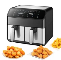 Freidora de aire 8L doble cajón 2000W