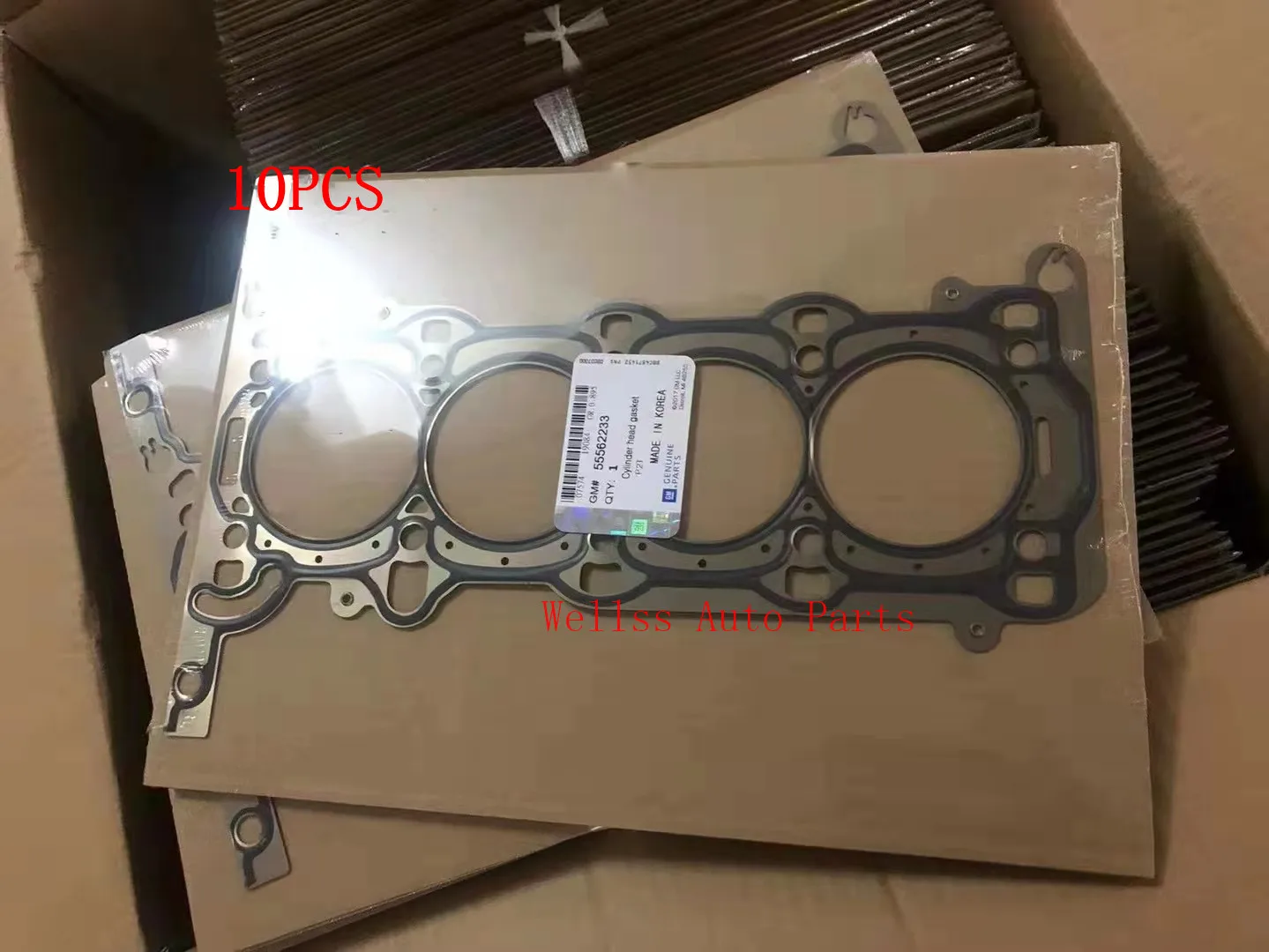 

10pcs Engine Cylinder Head Gasket Seal 55562233 Genuine For Chevolet Cruze Sonic Aveo Pontiac G3 Opel Astra 1.6L/1.8L engine