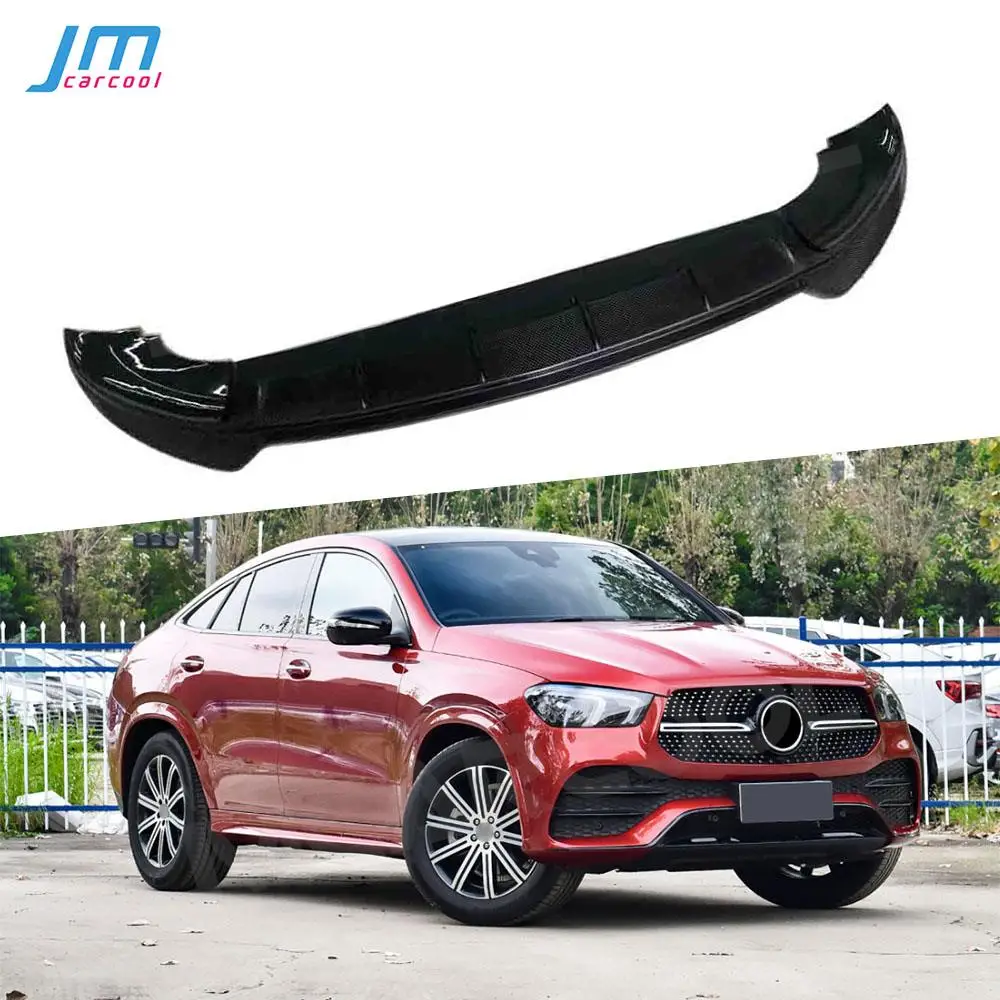 Carbon Fiber Front Lip Spoiler for Mercedes Benz GLE Class C167 Coupe GLE350 450 GLE53 AMG 2020- 2022 Bumper Chin Body Kits FRP