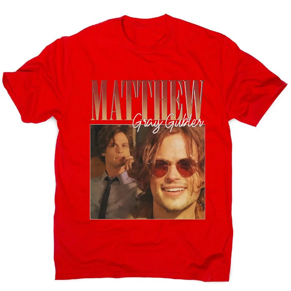 

Retro Criminal MInds T Shirt Vintage Matthew Gray Gubler Shirt Spencer Reid Tv Show Inspired Tee Gift Streetwear Women Clothing